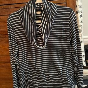 J crew cowl neck long sleeve top